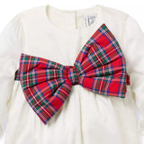 The Tartan Bow Baby Romper
