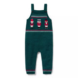 Baby Nutcracker Knit Dungarees
