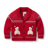 The Holiday Bear Baby Cardigan