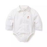 The Holiday Bear Oxford Baby Bodysuit