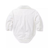 The Holiday Bear Oxford Baby Bodysuit