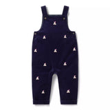 The Holiday Bear Baby Dungarees