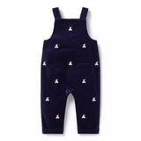 The Holiday Bear Baby Dungarees