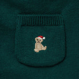 Baby Embroidered Pocket Knit Trouser