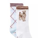 Argyle And Dog Sock 2-Pack