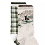 Cowboy And Plaid Sock 2-Pack