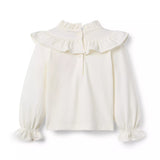 The Tartan Bow Ruffle Top