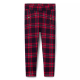 Tartan Jacquard Button Trouser