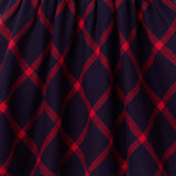 Tartan Puff Sleeve Dress