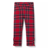 Tartan Button Cuff Jacquard Trouser