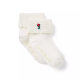 Baby Embroidered Floral Sock