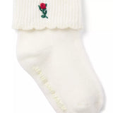 Baby Embroidered Floral Sock