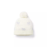 Baby Bow Pom Beanie