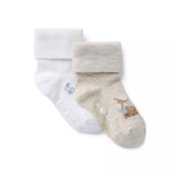 Baby Deer And Meadow Animals Sock 2-Pack