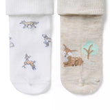 Baby Deer And Meadow Animals Sock 2-Pack
