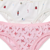 Holiday Underwear Set Girls 3-Pack