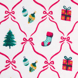 Organic Cotton Holiday Ribbon Pyjama