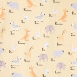 Baby Organic Cotton Zoo Animals Footed Pyjama