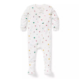 Baby Organic Cotton Holiday Icon Footed Pyjama