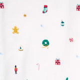 Baby Organic Cotton Holiday Icon Footed Pyjama