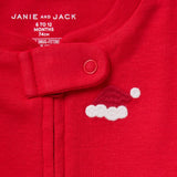 Baby Organic Cotton First Christmas Footed Pyjama