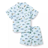 Classic Short Pyjama In Airplane